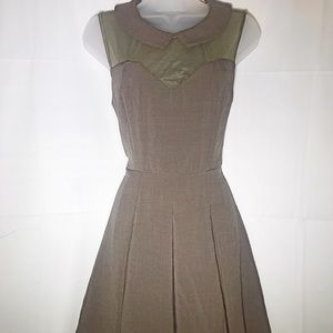 Army Green Skater Dress 👗